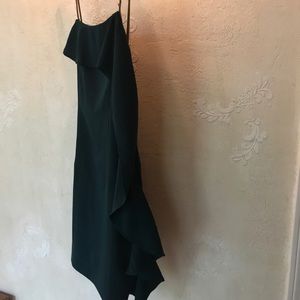 XS Dark Green Cocktail Dress.